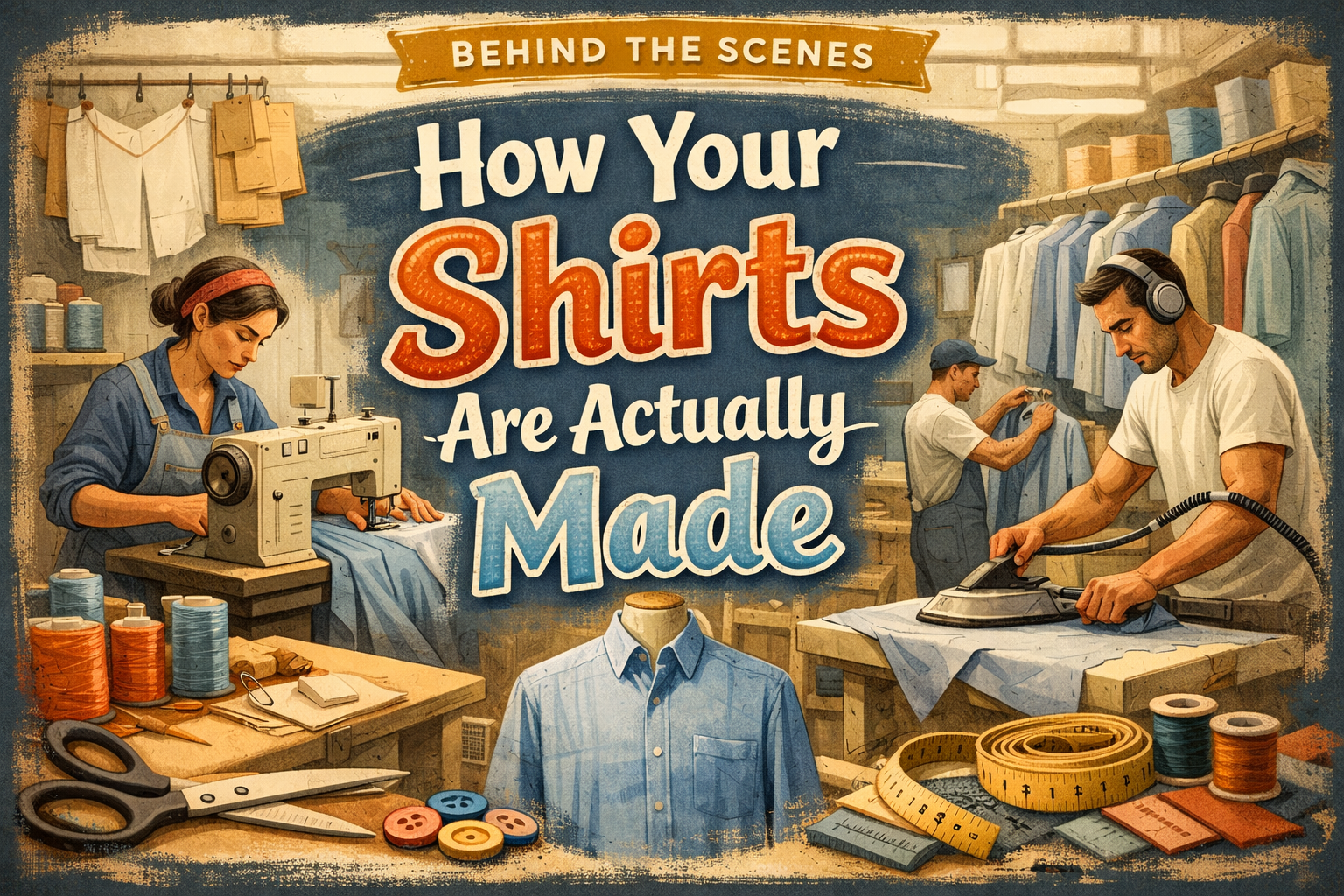 How Your Shirts Are Actually Made