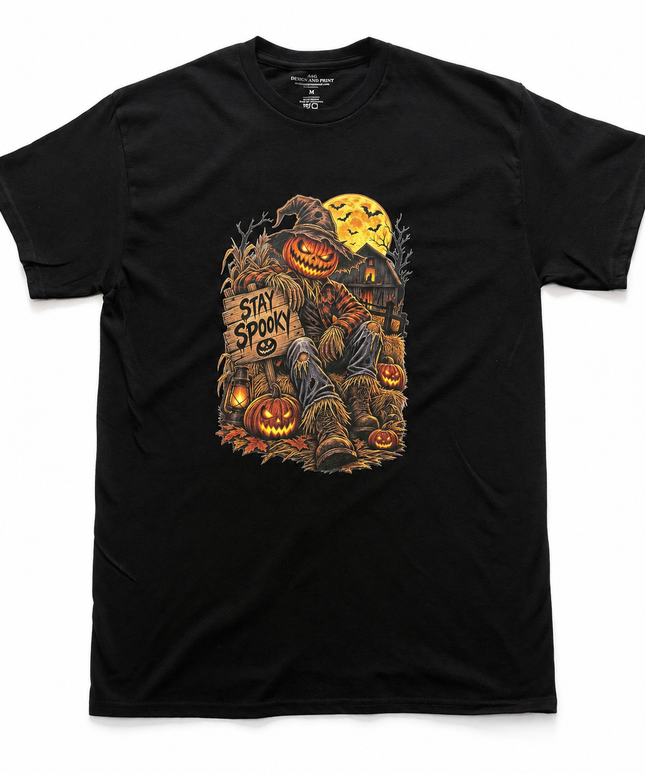 Stay Spooky Scarecrow Halloween T-Shirt