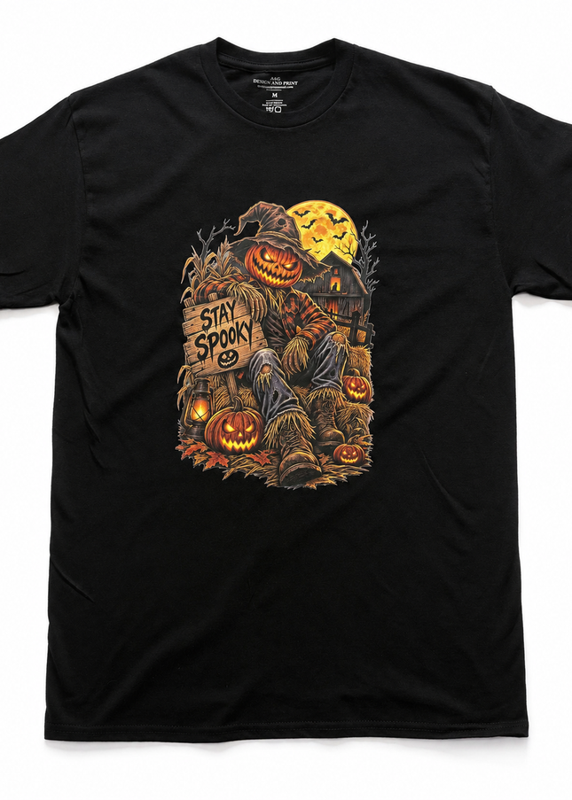 Stay Spooky Scarecrow Halloween T-Shirt