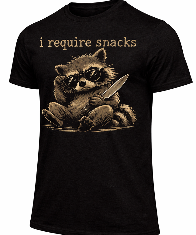 I Require Snacks T-Shirt