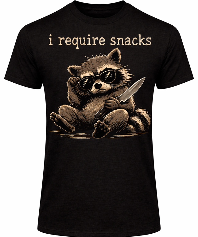 I Require Snacks T-Shirt