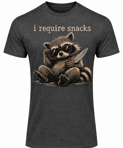 I Require Snacks T-Shirt