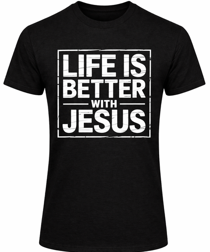 Life is Better with Jesus T-Shirt