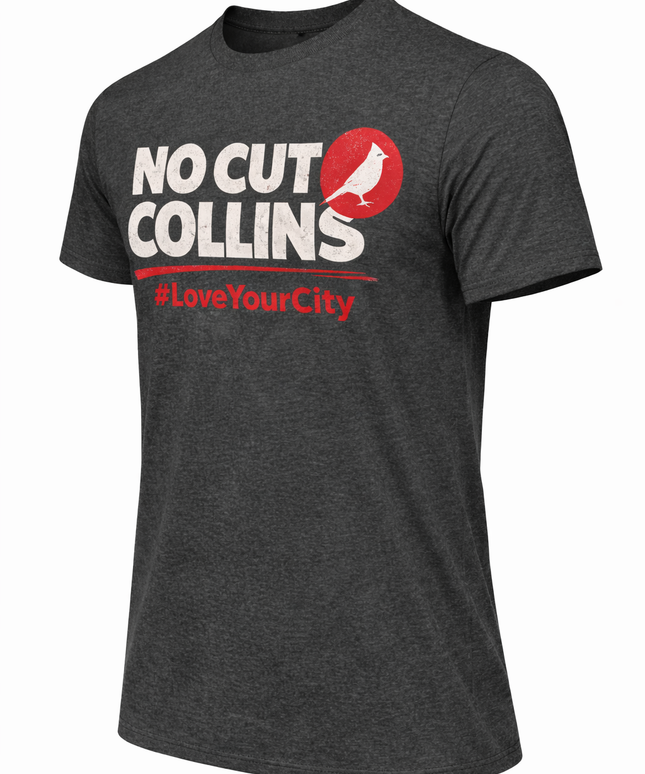 No Cut Collins' T-Shirt