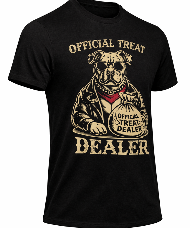 Official Dog Treat Dealer T-Shirt